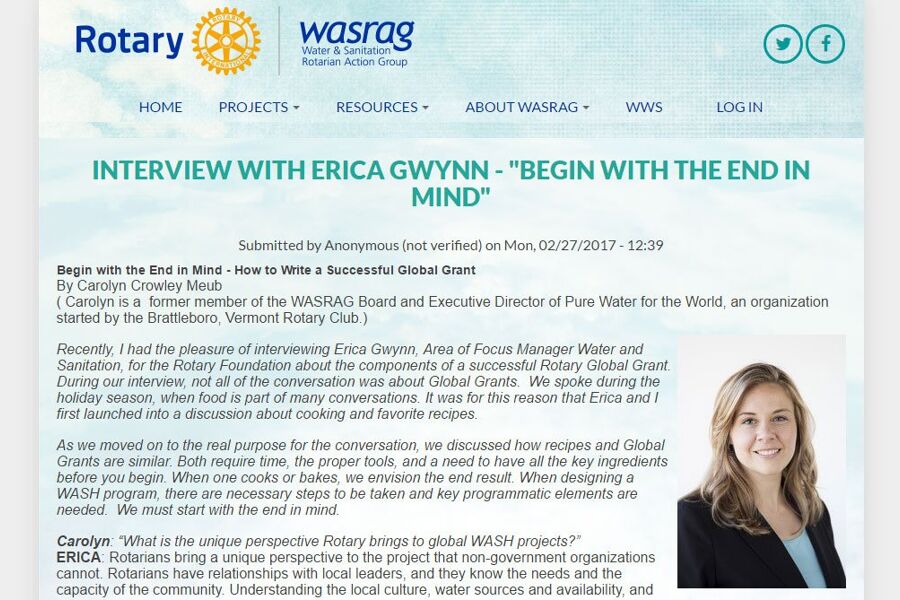 Erica Gwynn WASRAG Interview
