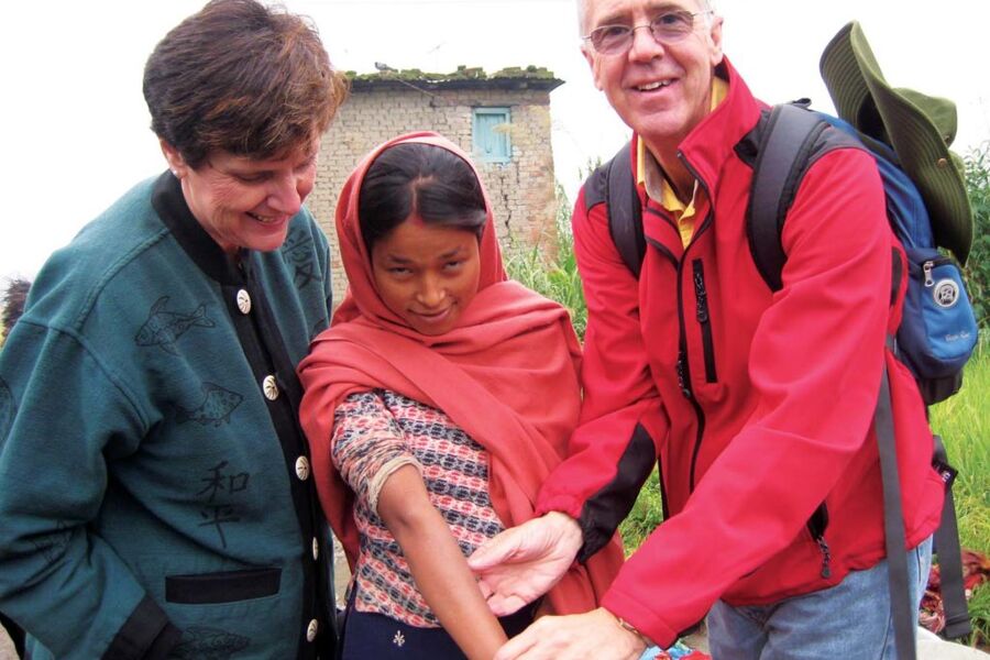 Eileen & John in Nepal